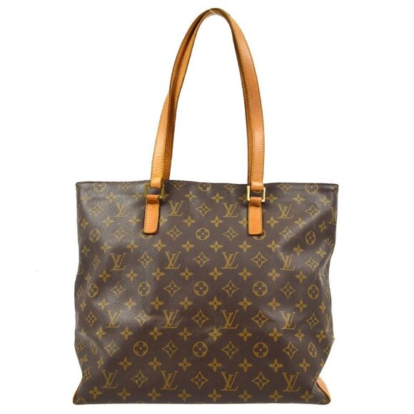 LOUIS VUITTON CABAS MEZZO HAND TOTE BAG PURSE MONOGRAM - Picture 1 of 11